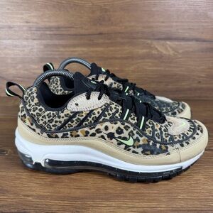 Nike Air Max 98 ‘Premium Leopard’ Sneakers Women’s Size 8 Shoes